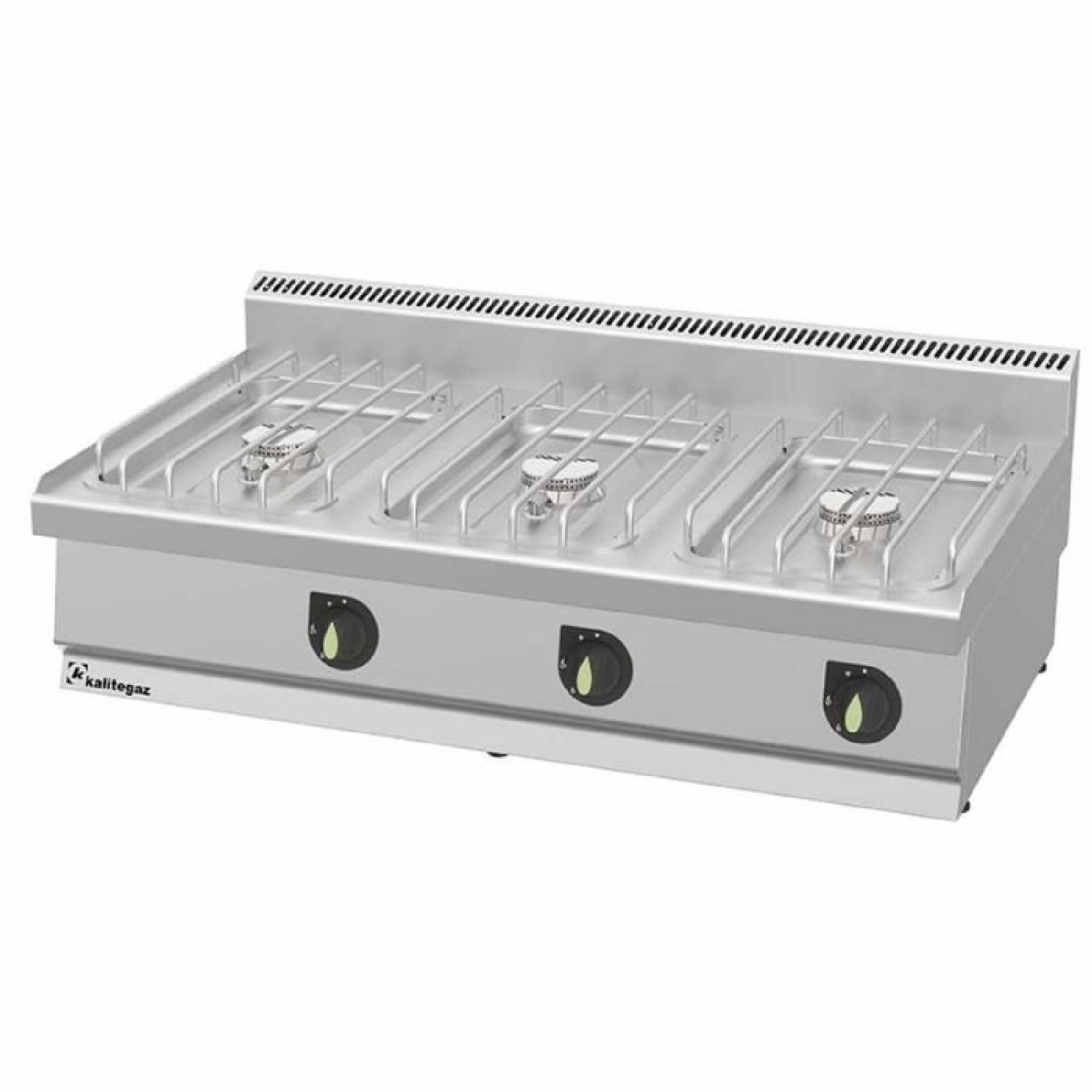 Kalitegaz SC1270G 700 Seri Tek Sıra Ocak Üçlü 120x70 Cm Gazlı