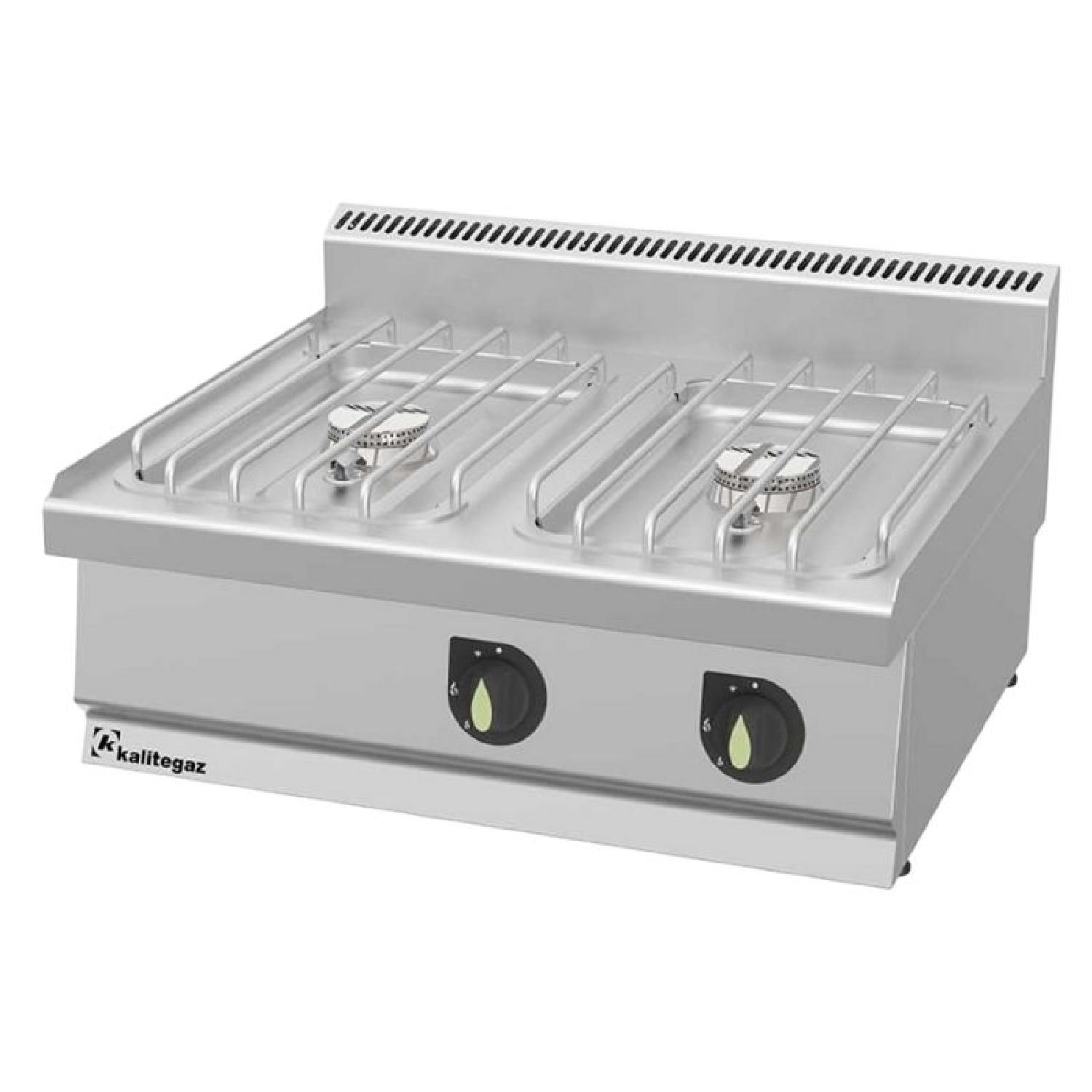 Kalitegaz SC8070G 700 Seri Tek Sıra Ocak İkili 80x70 Cm Gazlı