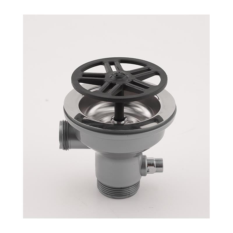 Liva Gas Under-Counter Sink Siphon System with Side Overflow for Glass and Cup Washing 115 mm