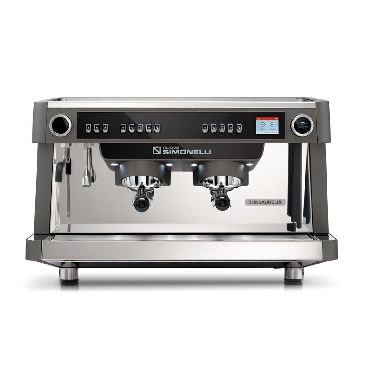 Nuova Simonelli Nuova Aurelia XT Otomatik Dozaj Ayarlı Espresso Kahve Makinesi 2 Gruplu Siyah