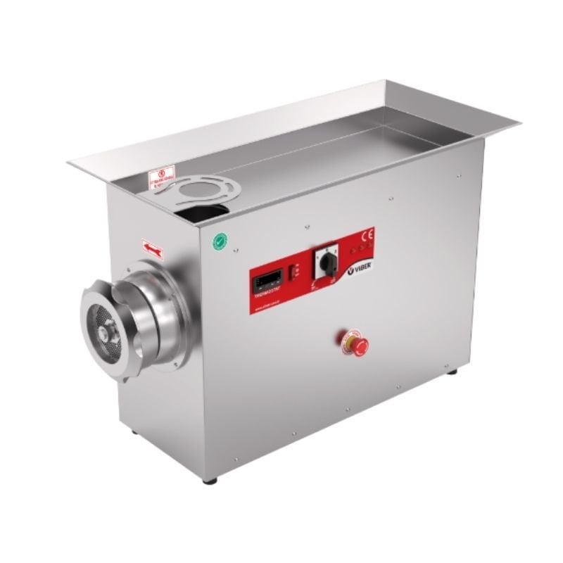 Viber VHE.SEKK42T-S NO:42 Kıyma Makinesi Soğutmalı Komple Paslanmaz 950 Kg/Saat Trifaze 380 V