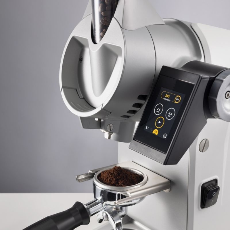 Casadio Ermes Dual On Demand Coffee Grinder 75 mm White
