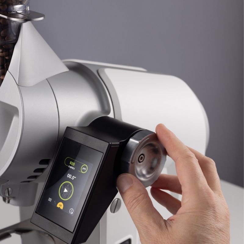 Casadio Ermes Dual On Demand Coffee Grinder 75 mm White