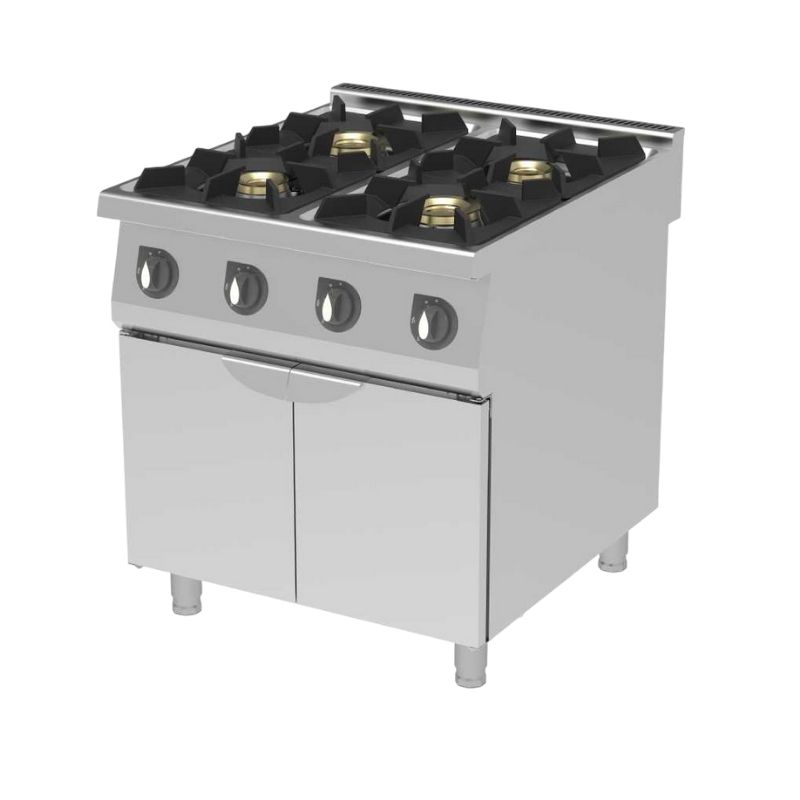 Kalitegaz CCS8090G 900 Seri Dörtlü Ocak Dolaplı 80×90 Cm Gazlı