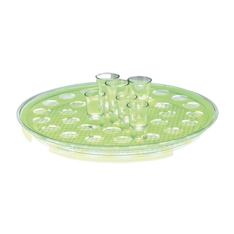 Zicco ZCP 313-Y Polikarbon Shot Servis Standı 35'li 42 cm Yeşil