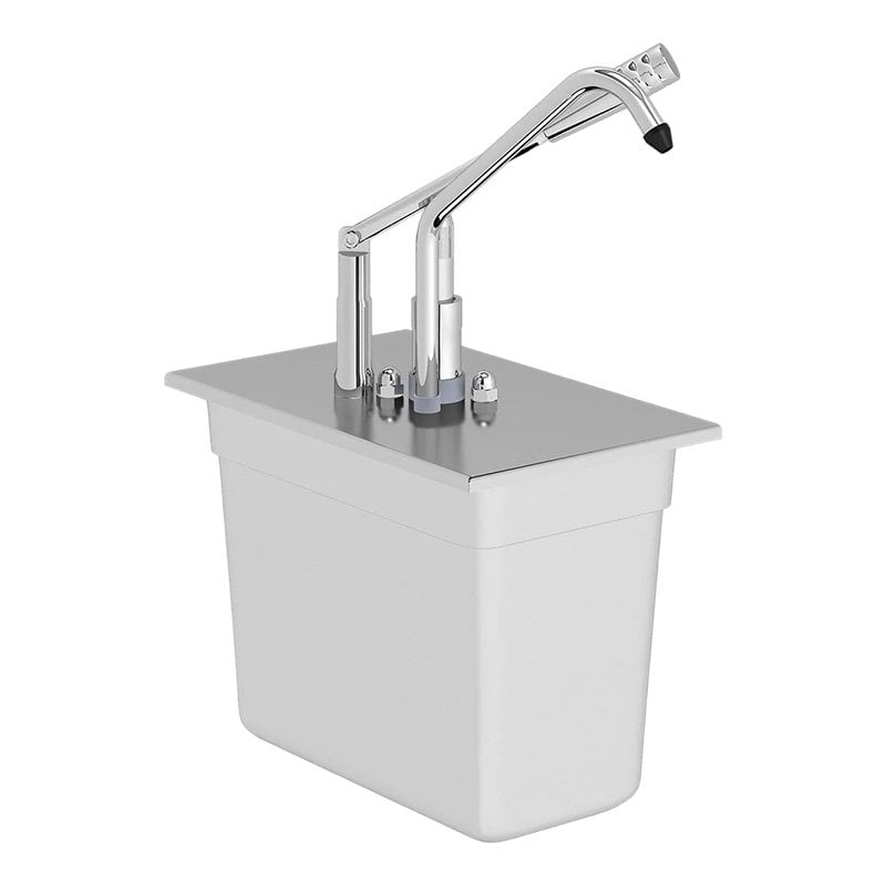 Kalando KD-0214 Gastronorm Kollu Sos Pompası Paslanmaz GN 1/4 5.25 L