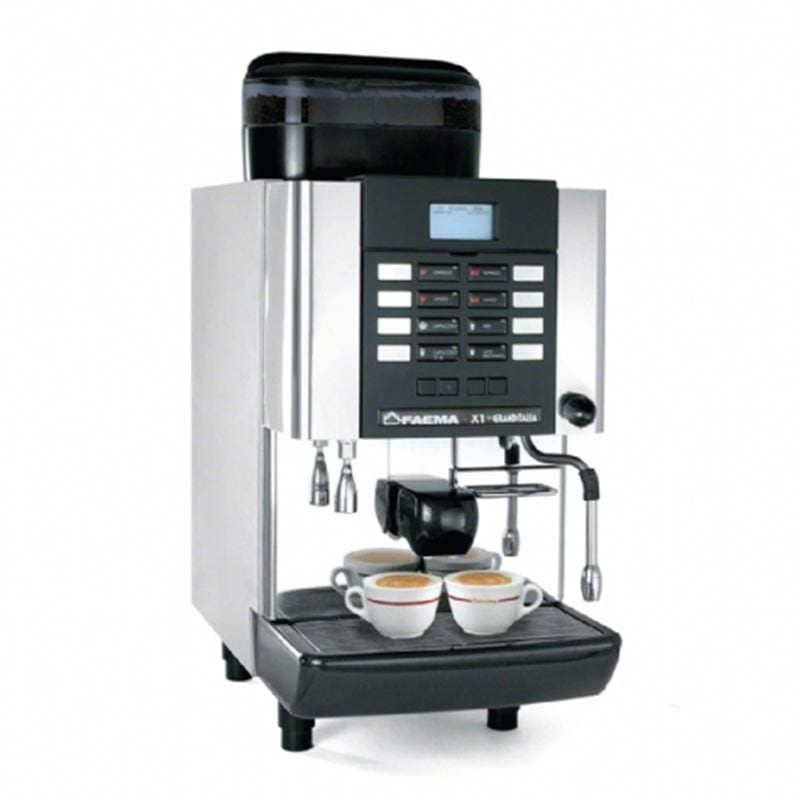 Faema Granditalia X1 Süper Otomatik Espresso Kahve Makinesi, Saatte 200 Fincan Kahve Kapasiteli