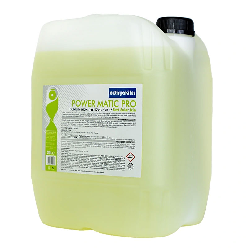 Öztiryakiler Dishwasher Detergent for Hard Water Power Matic Pro 20 lt