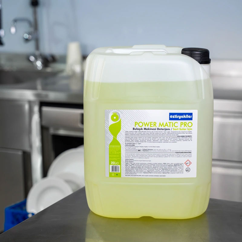 Öztiryakiler Dishwasher Detergent for Hard Water Power Matic Pro 20 lt