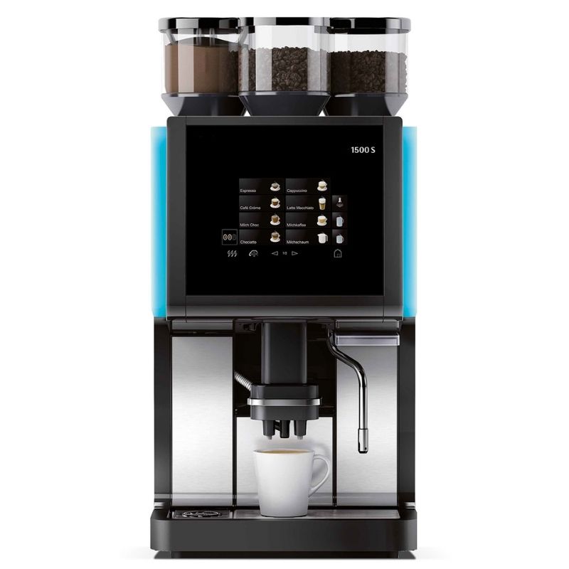 WMF 1500S Profesyonel Süper Otomatik Kahve Makinesi – Dynamic Milk Sistemi, 2 Öğütücü, 1 Çikolata Haznesi