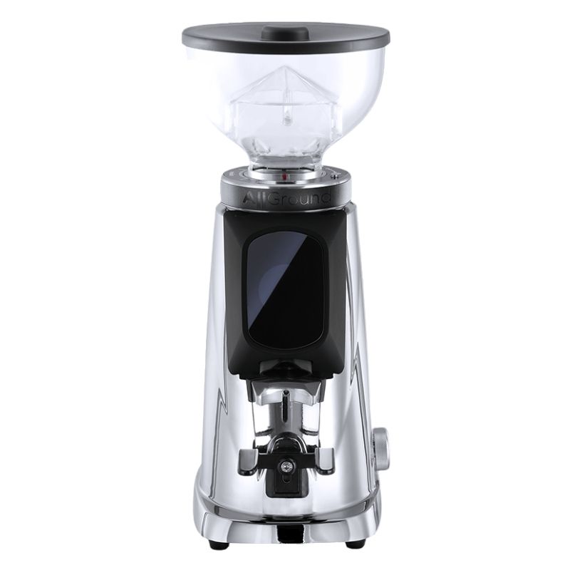 Fiorenzato AllGround Kahve Değirmeni, 64 mm Bright Silver & Deep Black
