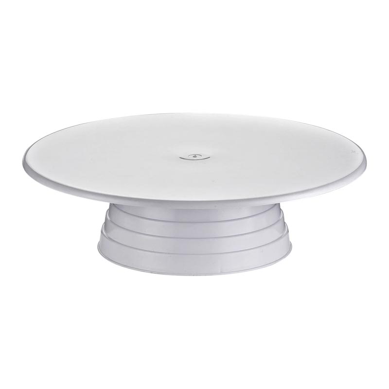 Biradlı BRD-0571 Pasta Sıvama Standı, 33 cm, Beyaz