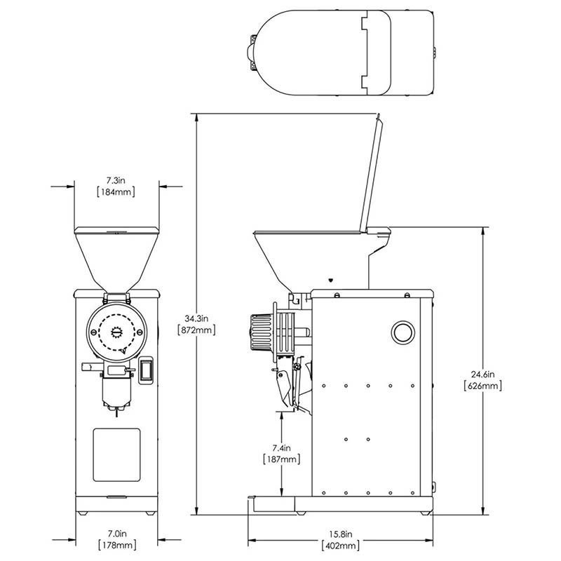 Bunn GVH-2 Coffee Grinding Mill