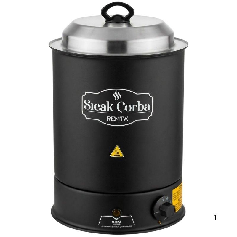 Remta CB22 Siyah Model Maksi Çorba Isıtıcı 13 lt