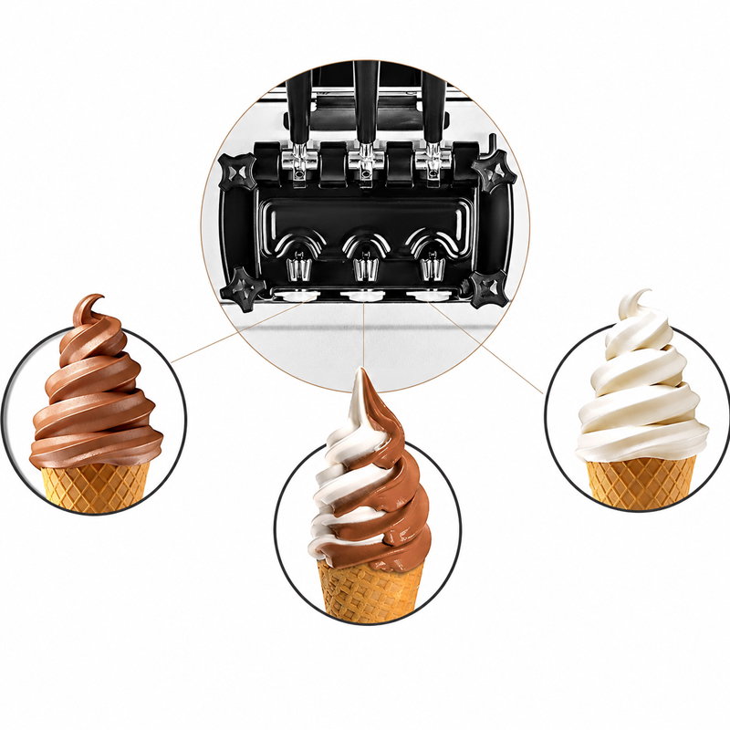 Triomaxx Trio Soft Ice Cream Frozen and Yogurt Machine