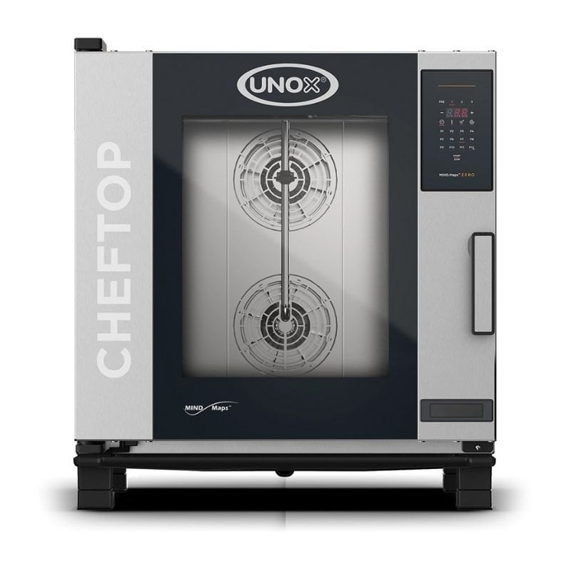 Unox Cheftop Zero Konveksiyonlu Fırın 7 Tepsili GN 1/1 Elektrikli XEVC-0711-EZRM