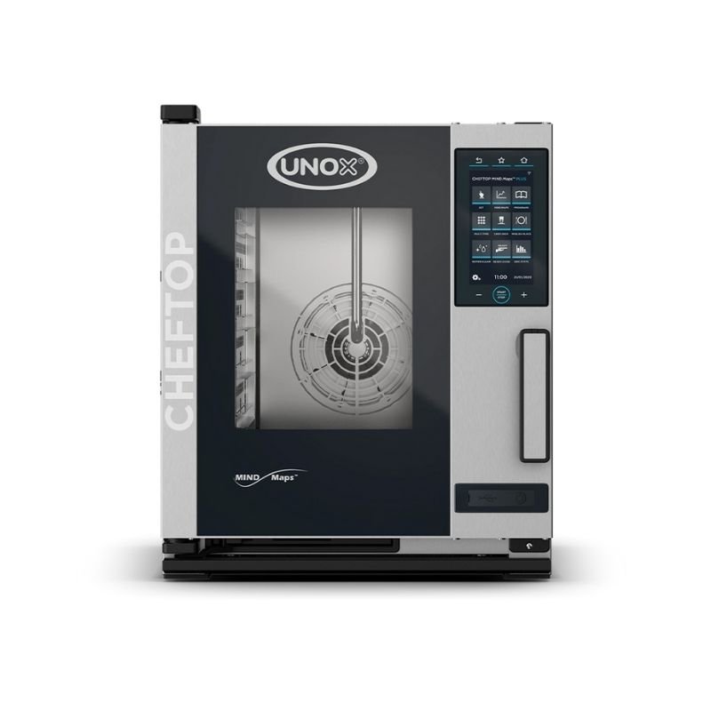 Unox Cheftop Compact Plus Kombi Fırın 5 Tepsili GN 1/1 Elektrikli XECC-0513-EPRM
