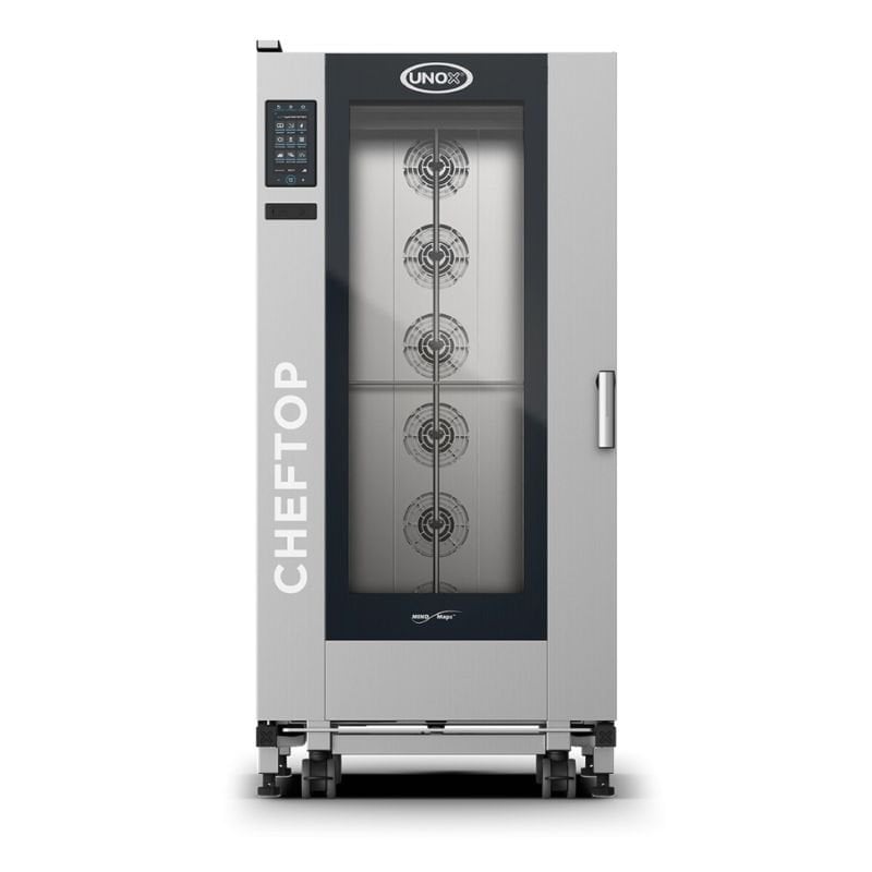 Unox Cheftop Plus Combi Konveksiyonlu Fırın Dijital 20 Tepsili GN 2/1 Gazlı XEVL-2021-GPRS
