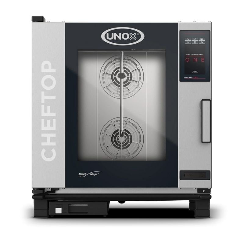 Unox Cheftop One Combi Konveksiyonlu Fırın Dijital 7 Tepsili GN 1/1 Elektrikli XEVC-0711-E1RM