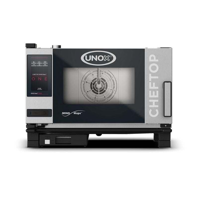 Unox Cheftop One Combi Konveksiyonlu Fırın Dijital 3 Tepsili GN 1/1 Elektrikli XEVC-0311-E1RM