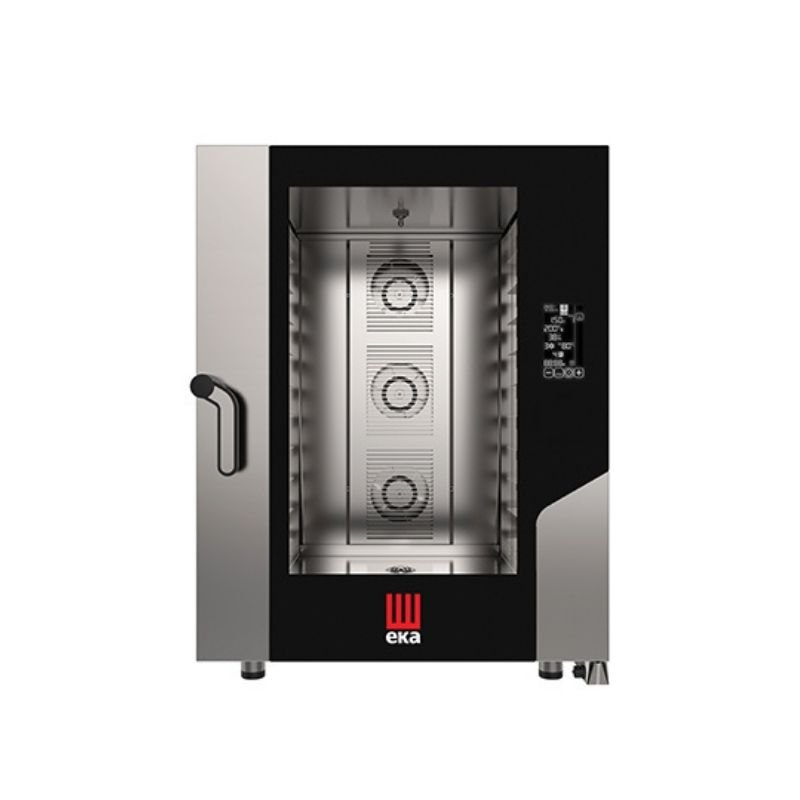 EKA MKF 1021-BM Elektrikli Konveksiyon Nemlendirmeli Elektronik Fırın 10 Tepsi 2/1 Gn