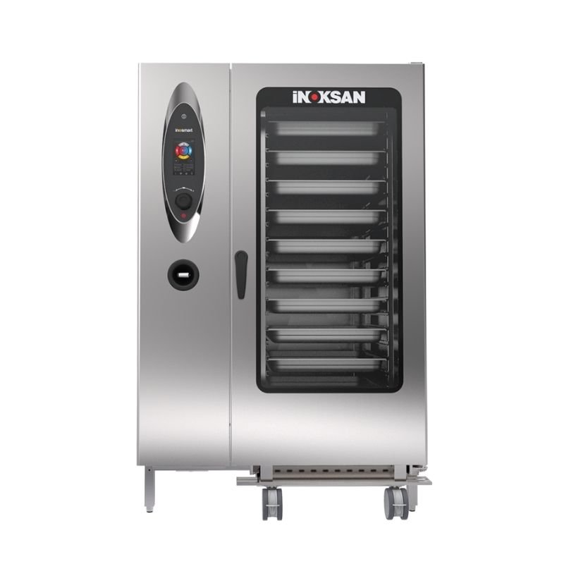 İnoksan FBG-40T Kombi Fırın 40 Tepsi Kapasiteli Touch Panel  Gazlı