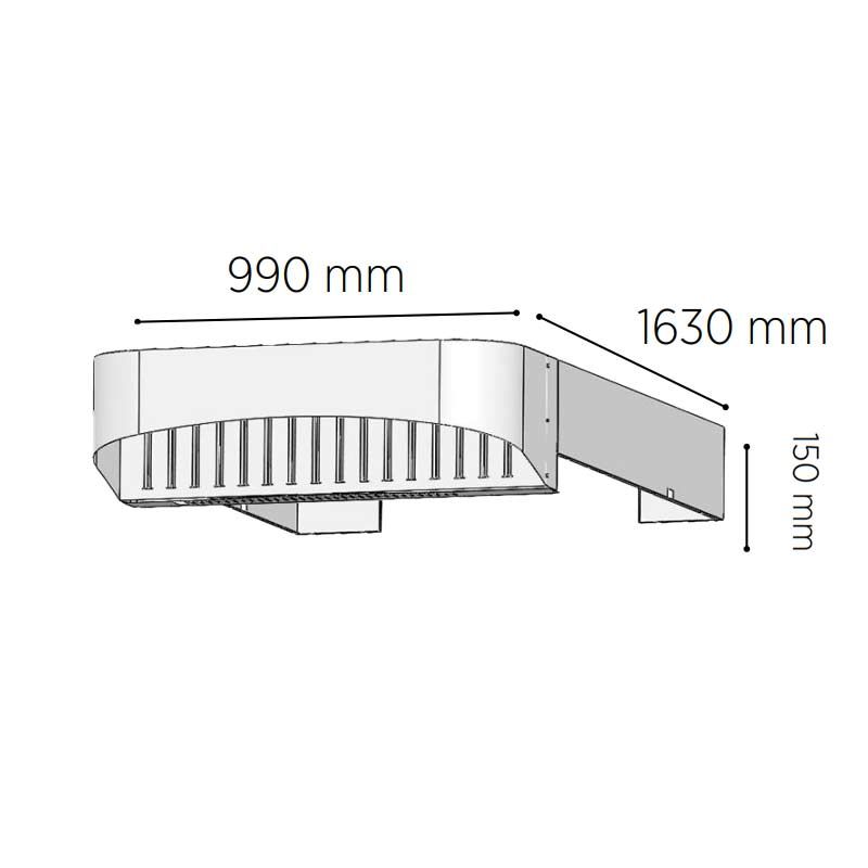 Venarro DEF-KDV Combi Oven Hood Ranevur Series