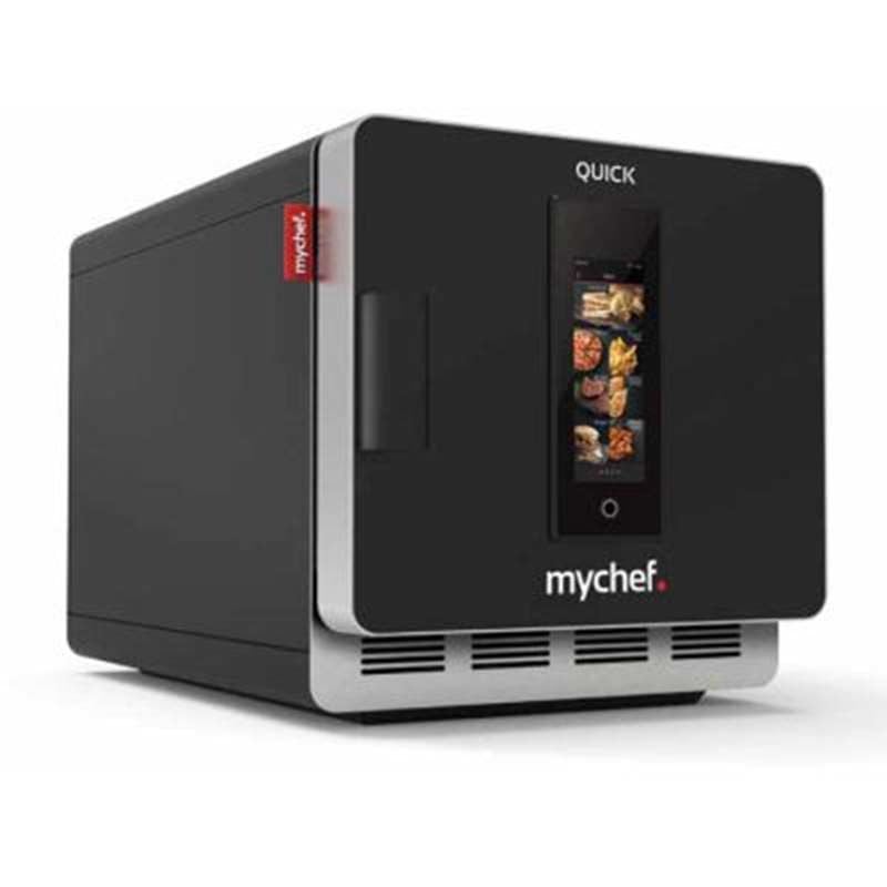 Mychef Quick 1T Katalizörlü Hızlı Pişirme Fırını, Siyah