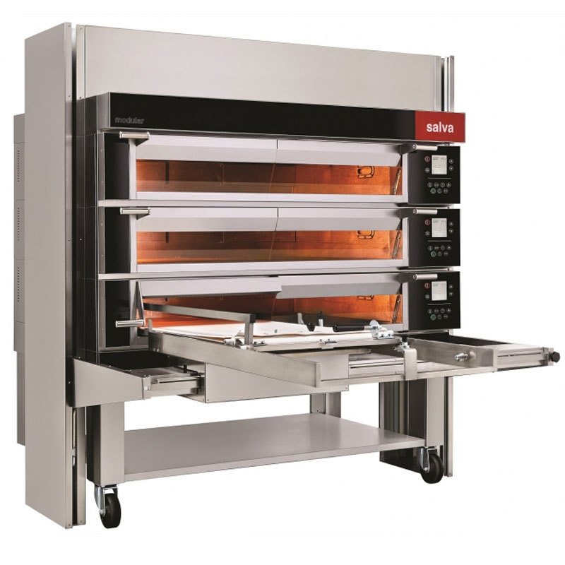 Salva Modüler ED -20 Taş Tabanlı Fırın, 6 Tepsili, Pastane Modül