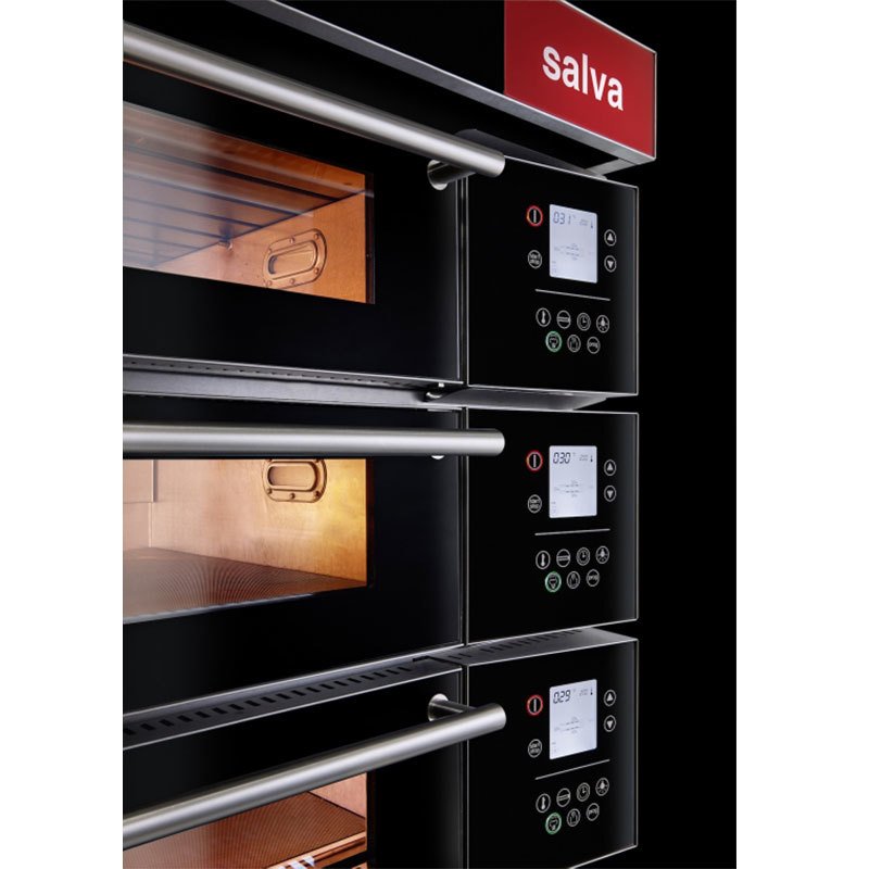 Salva Modular ED-20 فرن حجري، 6 صواني، وحدة معجنات