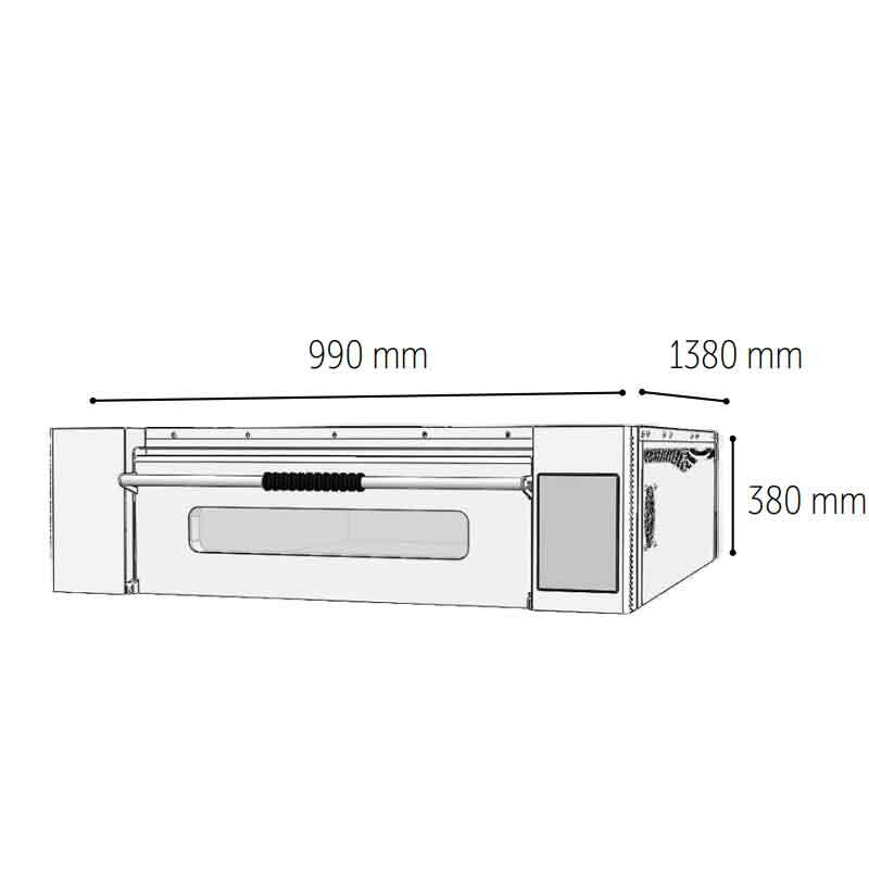 Venarro DYTF-117 Modüler Unlu Mamüller ve Baklava Fırını Tek Kat, 380 V