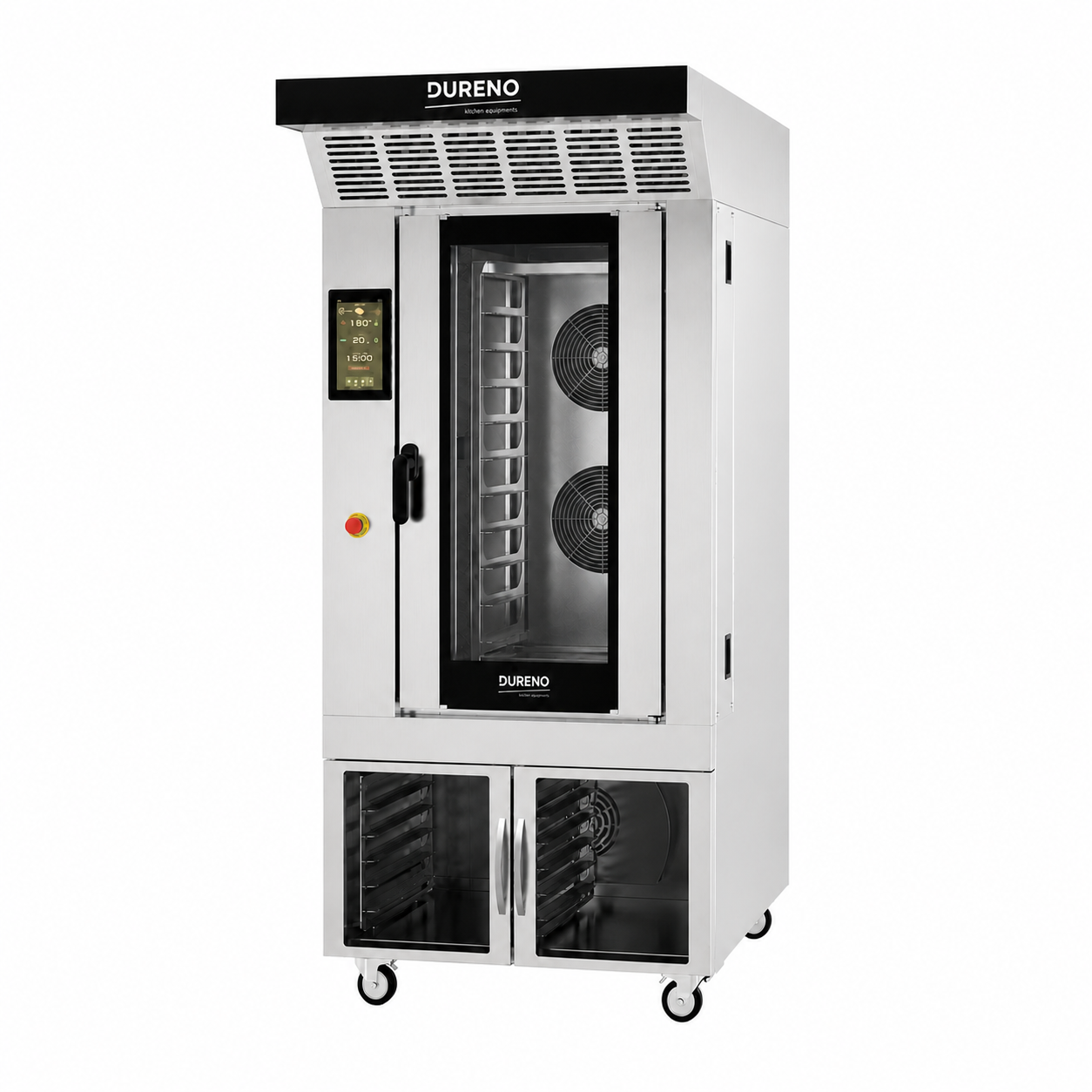 DRN 40x60 Cm 10 Tepsili Dönerli Patisserie Fırın 380 V Dijital DRN-EPDE10