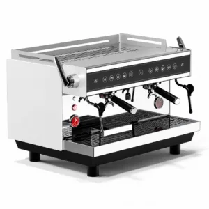 Felvini Armor Tam Otomatik Espresso Kahve Makinesi Yüksek Kaşık PID Kontrollü 2 Gruplu Beyaz