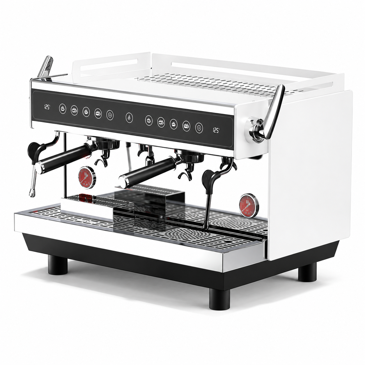 Felvini Armor Fully Automatic Espresso Coffee Machine High Group PID Controlled 2 Groups White